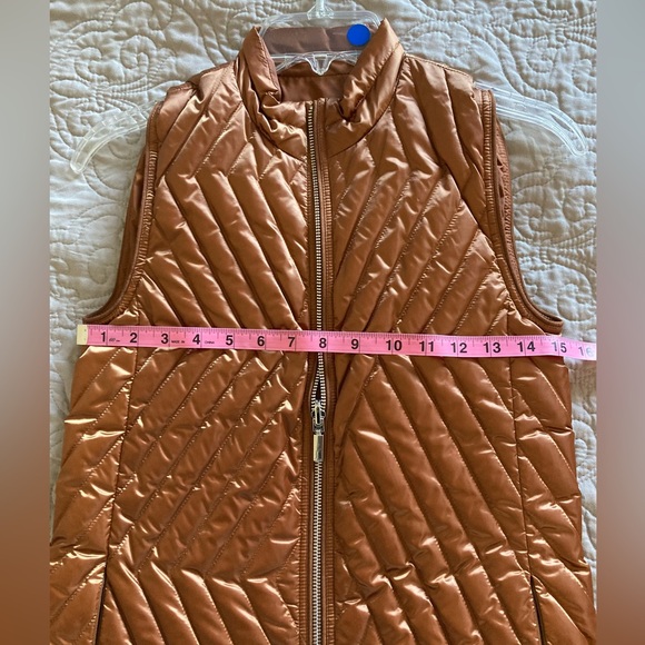 Lafayette 148 Bellamy fully reversible Vest in copper color size XXS - Picture 9 of 11